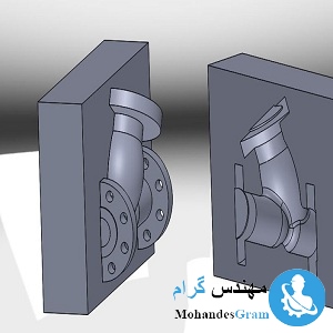 مدل ریخته گری با قالب شیر صنعتی Y شکل