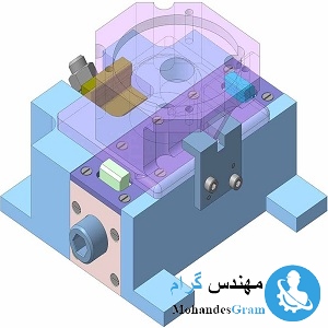طرح کلمپ برای ماشین فرز ۵ محوره