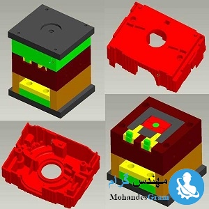 پروِژه قالب تزریق کاور کلید برق