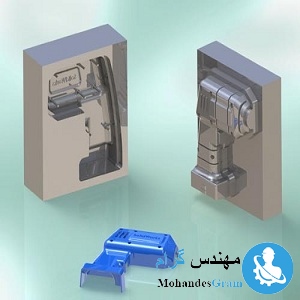 قالب تزریق بدنه دریل شارژی