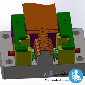 قالب خمش و برش Progressive