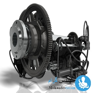 پروژه گیر بکس ماشین تراش با کنترل هیدرولیکی