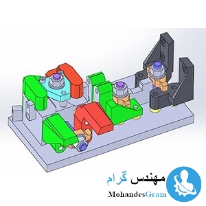 پروژه فیکسچر فرزکاری و سوراخکاری