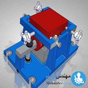 طرح آماده فیکسچر فرزکاری برای قطعه ریخته شده