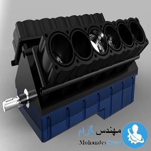 پروژه طرح موتور v12