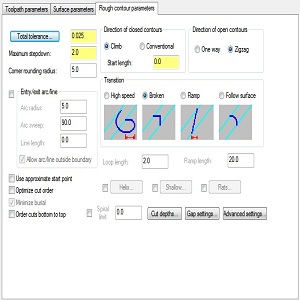 ماشین کاری سه بعدی surface rough در mastercam بخش دوم
