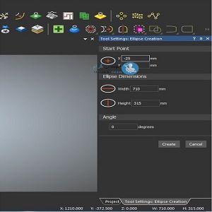 بررسی ابزار circles و Ellipse در نرم افزار آرتکم