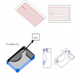 استراتژی pocket  دو محوره در surfcam بخش اول